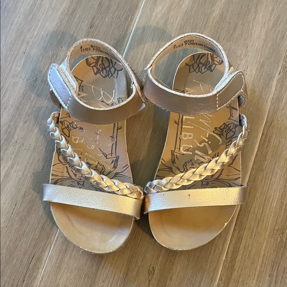 Blowfish Malibu Toddler Sandals 8 Bronze